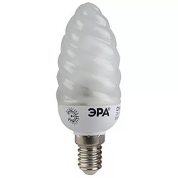 Лампа энергосберегающая ЭРА 7-827 Е14 мягкий свет