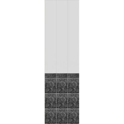 Панель ПВХ 2700*250*8 мм Кардинал черный